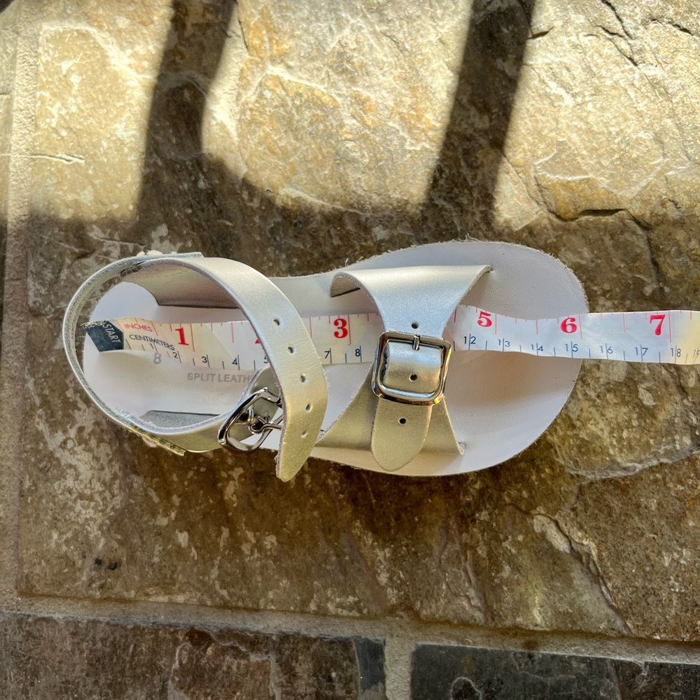Salt Water Sandals by Hoy Kids Metallic Sandals - Picture 7 of 8